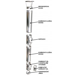 Ohebná flexibilní vložka Ø 160 mm (plyn)
