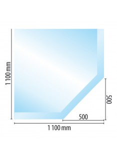 Jedinečný vzhled kaleného skla v síle 10 mm