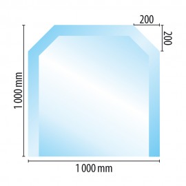 Vybraný design kaleného skla v síle 10 mm