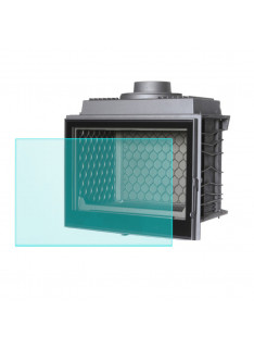 Žáruvzdorné sklo 60 x 40 cm na krbovou vložku Turbofonte 77