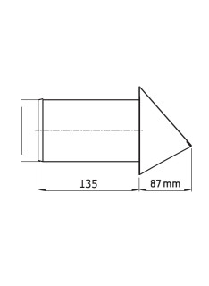 Mřížka pro přívod externího vzduchu pr. 100 mm