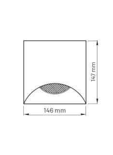 Mřížka pro přívod externího vzduchu pr. 100 mm